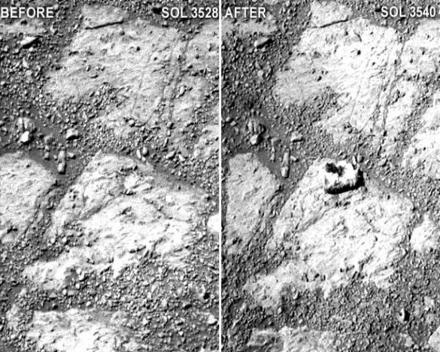 L'apparition Soudaine D'un Objet Sur Mars A Causé Beaucoup De Confusion